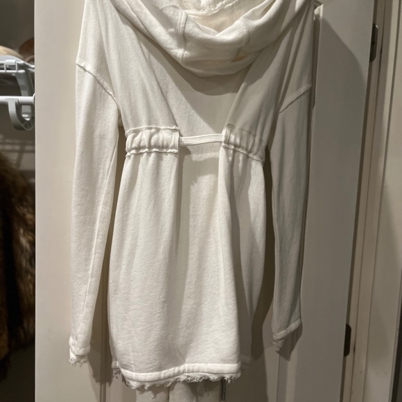 Free People Hooded/Belted Sweater Jacket - Picture 3 of 4